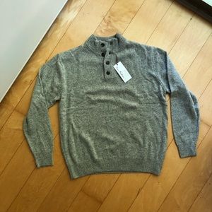 Enzo Mantovani Cashmere Half Button